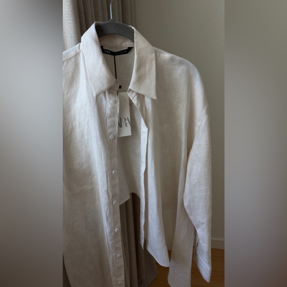 Zara Linen Shirt - Picture 5 of 8